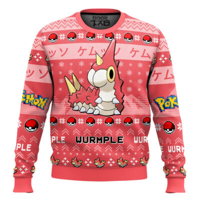 Hooktab Pokemon Gen 3 Wurmple Ugly Christmas Sweater