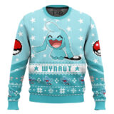 Hooktab Pokemon Gen 3 Wynaut Ugly Christmas Sweater