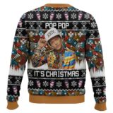 Hooktab Pop Pop It's Christmas Bruno Mars Ugly Christmas Sweater