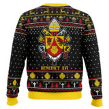 Hooktab Pope Benedict XVI Coat Of Arms Ugly Christmas Sweater