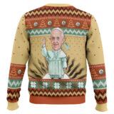 Hooktab Pope Francis Ugly Christmas Sweater