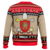 Hooktab Pope Innocent III Coat Of Arms Ugly Christmas Sweater