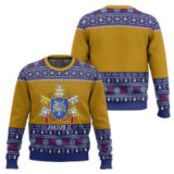 Hooktab Pope Julius II Coat Of Arms Ugly Christmas Sweater