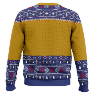 Hooktab Pope Julius II Coat Of Arms Ugly Christmas Sweater