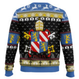 Hooktab Pope Pius IX Coat Of Arms Ugly Christmas Sweater