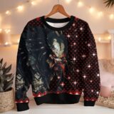 Hooktab Predator Alien Ugly Christmas Sweater