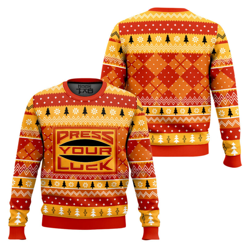 Hooktab Press Your Luck Ugly Christmas Sweater Hooktab Press Your Luck Ugly Christmas Sweater