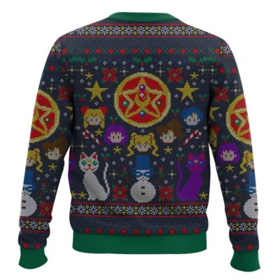 Hooktab Pretty Guardians Sailor Moon Ugly Christmas Sweater