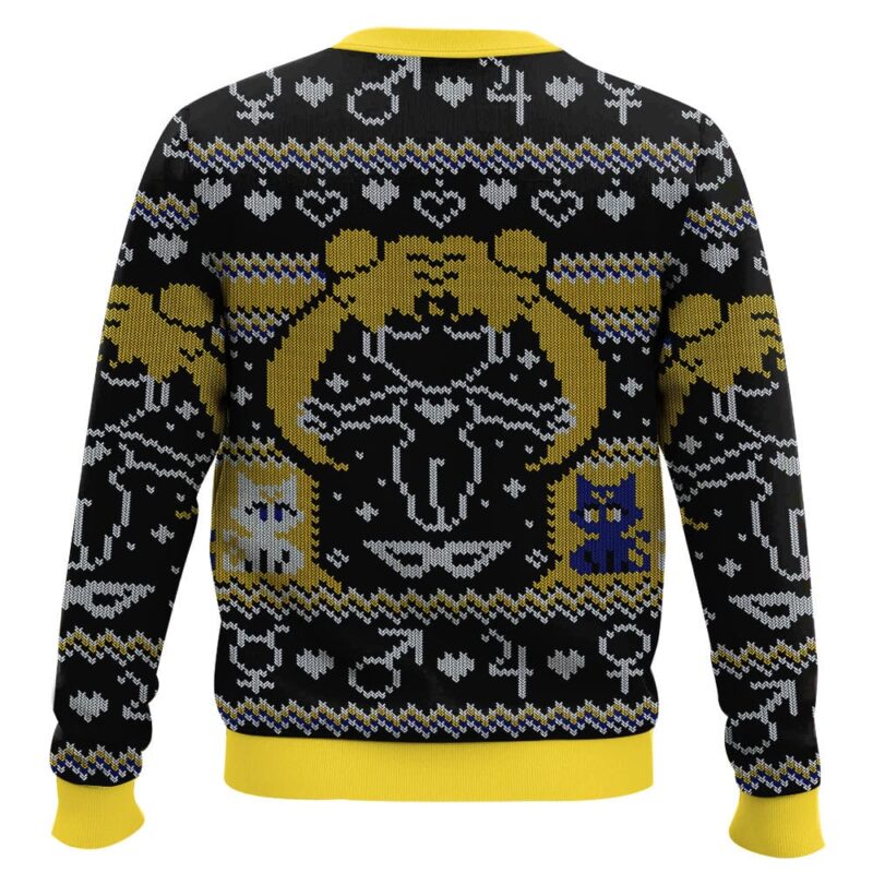 Hooktab Pretty Usagi Sailor Moon Ugly Christmas Sweater Hooktab Pretty Usagi Sailor Moon Ugly Christmas Sweater