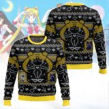 Hooktab Pretty Usagi Sailor Moon Ugly Christmas Sweater
