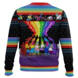 Hooktab Pride Dragon LGBT Support Ugly Christmas Sweater