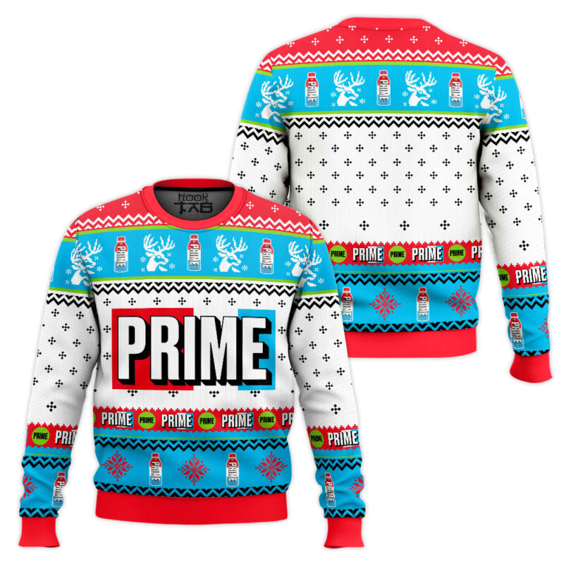 Hooktab Prime Ugly Christmas Sweater Hooktab Prime Ugly Christmas Sweater