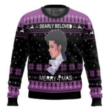 Hooktab Prince Dearly Beloved Ugly Christmas Sweater
