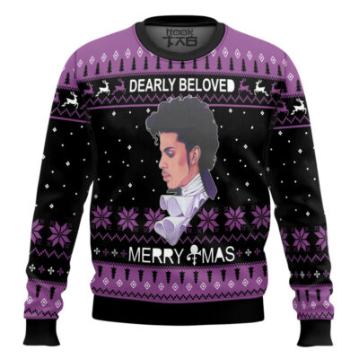 Hooktab Prince Dearly Beloved Ugly Christmas Sweater