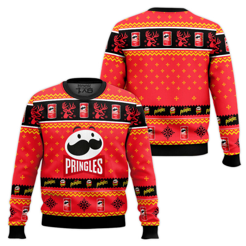 Hooktab Pringles Ugly Christmas Sweater Hooktab Pringles Ugly Christmas Sweater