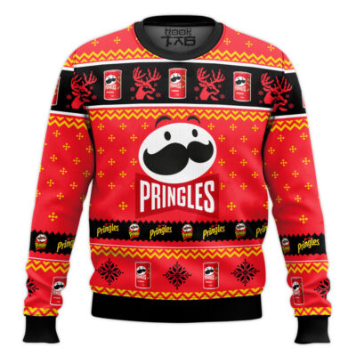Hooktab Pringles Ugly Christmas Sweater