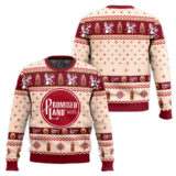 Hooktab Promised Land Dairy Ugly Christmas Sweater