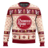 Hooktab Promised Land Dairy Ugly Christmas Sweater
