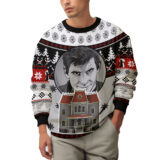 Hooktab Psycho 1960 Horror Movie Ugly Christmas Sweater