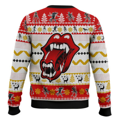 Hooktab Pucker Up Facehugger Alien Ugly Christmas Sweater