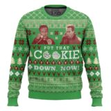 Hooktab Put That Cookie Down, Now Jingle All The Way Ugly Christmas Sweater