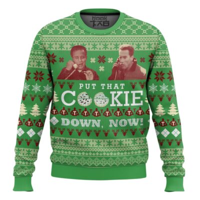 Hooktab Put That Cookie Down, Now Jingle All The Way Ugly Christmas Sweater