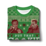 Hooktab Put That Cookie Down, Now Jingle All The Way Ugly Christmas Sweater