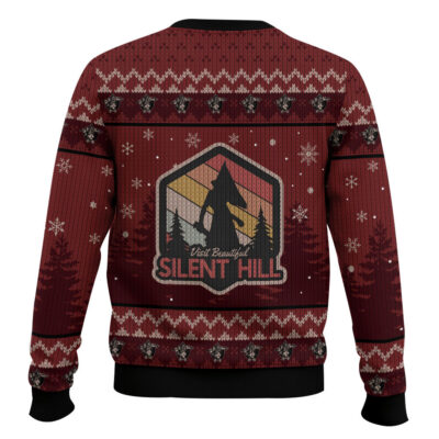 Hooktab Pyramid Head Silent Hill Ugly Christmas Sweater