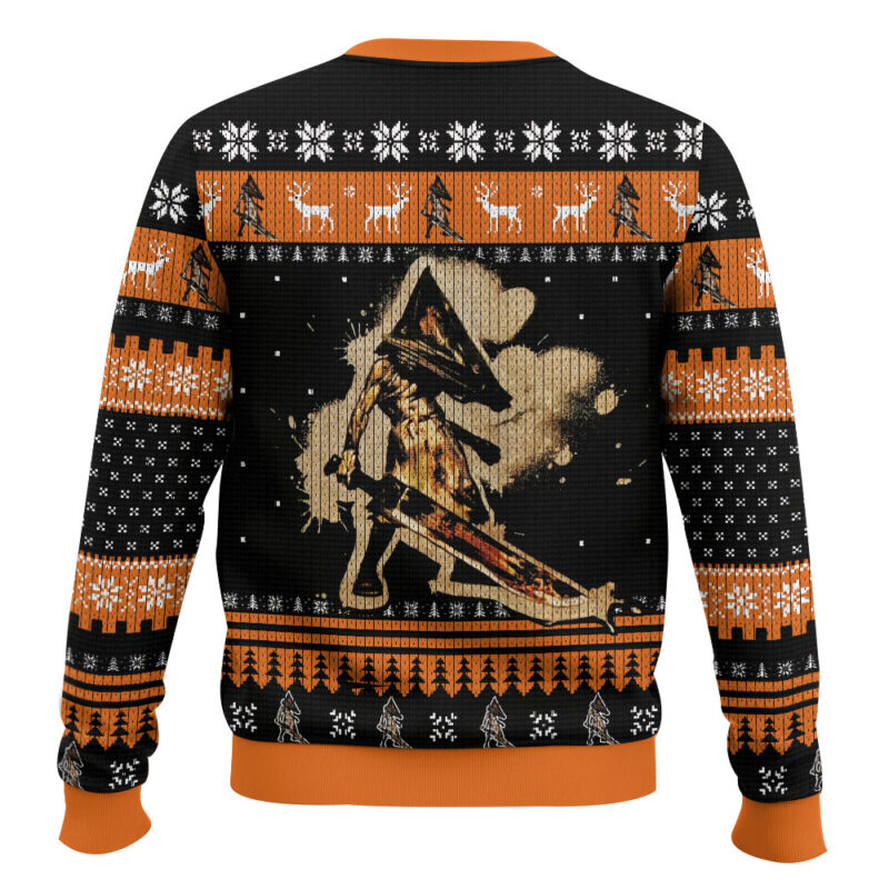 Hooktab Pyramid Thing Silent Hill Ugly Christmas Sweater Hooktab Pyramid Thing Silent Hill Ugly Christmas Sweater