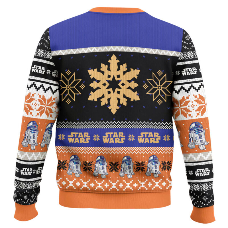 Hooktab R2-D2 Star Wars Ugly Christmas Sweater Hooktab R2-D2 Star Wars Ugly Christmas Sweater