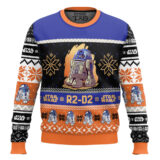 Hooktab R2-D2 Star Wars Ugly Christmas Sweater