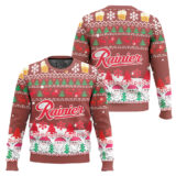Hooktab Rainier Beer Santa Claus Ugly Christmas Sweater