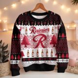 Hooktab Rainier Beer Ugly Christmas Sweater