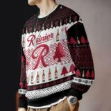 Hooktab Rainier Beer Ugly Christmas Sweater