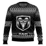 Hooktab Ram Ugly Christmas Sweater