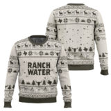 Hooktab Ranch Water Seltzer Ugly Christmas Sweater