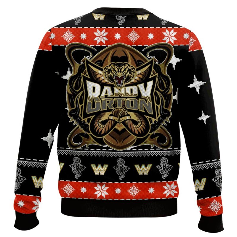 Hooktab Randy Orton WWE Ugly Christmas Sweater Hooktab Randy Orton WWE Ugly Christmas Sweater