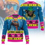 Hooktab Randy Savage WWE Ugly Christmas Sweater