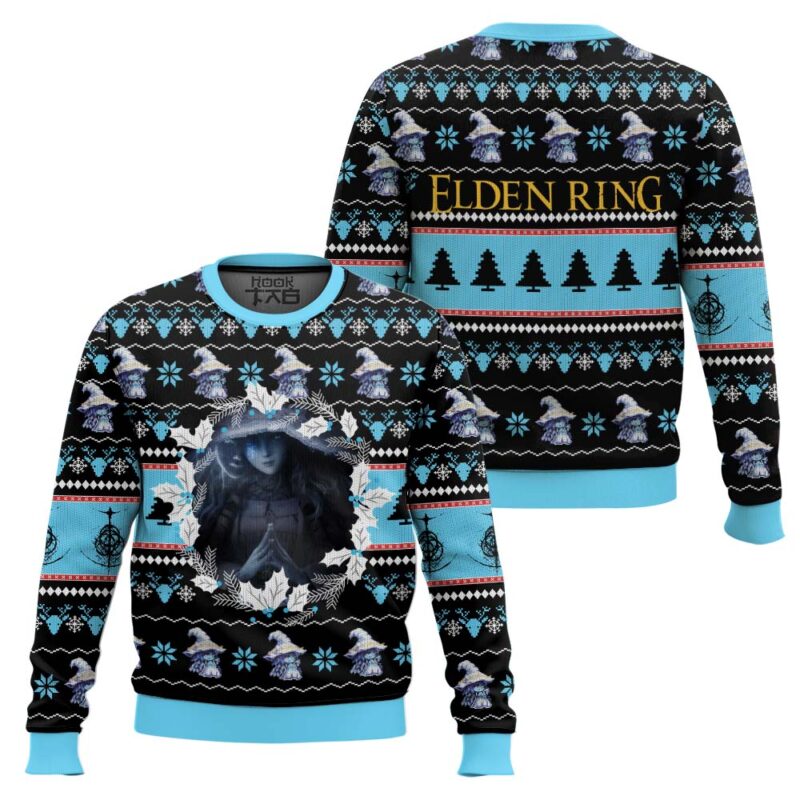 Hooktab Ranni The Witch Elden Ring Ugly Christmas Sweater Hooktab Ranni The Witch Elden Ring Ugly Christmas Sweater
