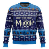 Hooktab Ravenclaw Merry Christmas Ya Filthy Muggle Sweater