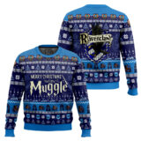 Hooktab Ravenclaw Merry Christmas Ya Filthy Muggle Sweater