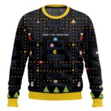 Hooktab Ready For Xmas Pac Man Ugly Christmas Sweater