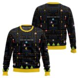 Hooktab Ready For Xmas Pac Man Ugly Christmas Sweater