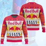 Hooktab Red Bull Red Bull Energy Drink Ugly Christmas Sweater