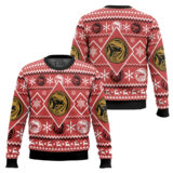 Hooktab Red Power Rangers Mighty Morphin Ugly Christmas Sweater