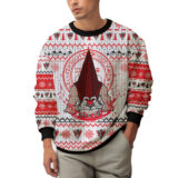 Hooktab Red Pyramid Thing Silent Hill Ugly Christmas Sweater