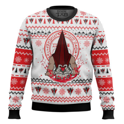 Hooktab Red Pyramid Thing Silent Hill Ugly Christmas Sweater