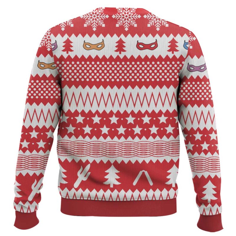 Hooktab Red Xmas Teenage Mutant Ninja Turtles Ugly Christmas Sweater Hooktab Red Xmas Teenage Mutant Ninja Turtles Ugly Christmas Sweater