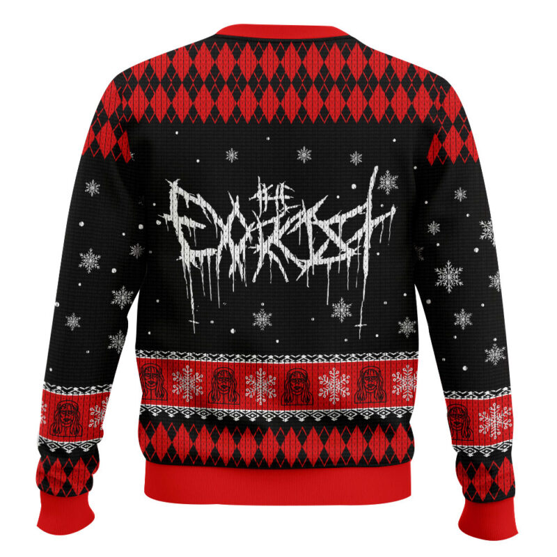 Hooktab Regan Macneil The Exorcist Ugly Christmas Sweater Hooktab Regan Macneil The Exorcist Ugly Christmas Sweater