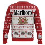 Hooktab Reindeer Racing Marlboro Ugly Christmas Sweater